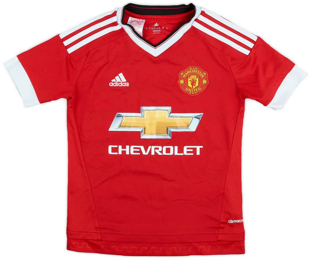 2015-16 Manchester United Home Shirt - 8/10 - (S.Boys)