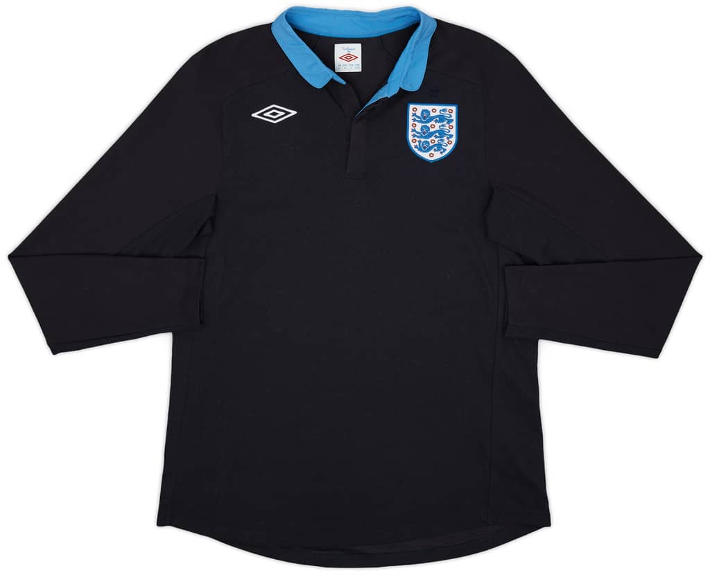 2011-12 England Away L/S Shirt - 8/10 - (L)