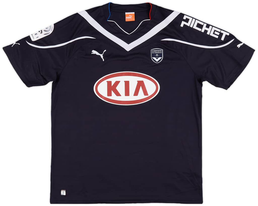 2010-11 Bordeaux Match Issue Home Shirt Bellion #11