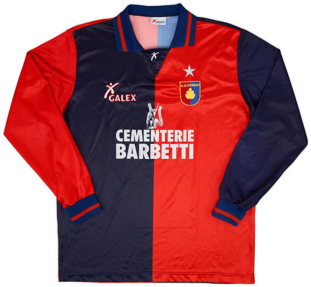 2003-04 Gubbio Home L/S Shirt - 9/10 - (XL)