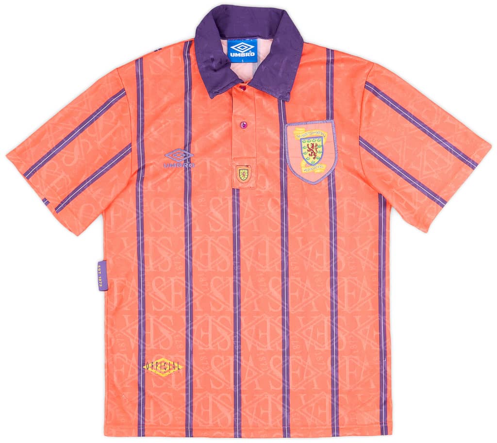1993-95 Scotland Away Shirt - 6/10 - (S)