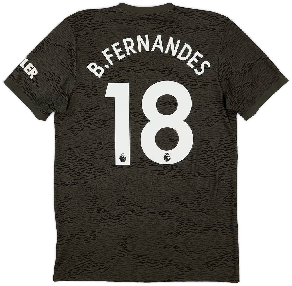 2020-21 Manchester United Away Shirt B.Fernandes #18 - 8/10 - (M)