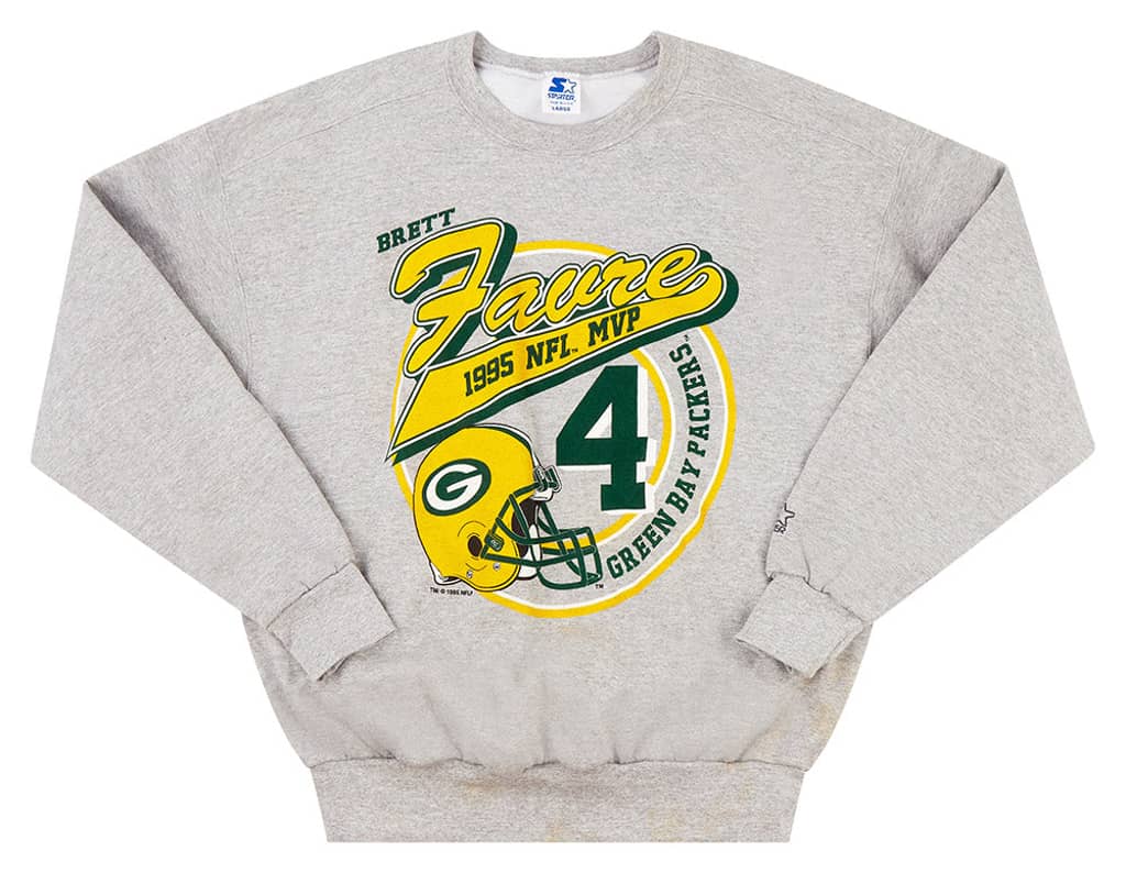 1995 Green Bay Packers Favre NFL Mvp Starter Sweat Top L