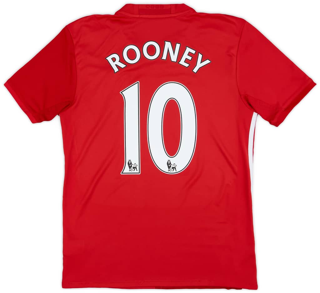 2016-17 Manchester United Home Shirt Rooney #10 - 6/10 - (S)