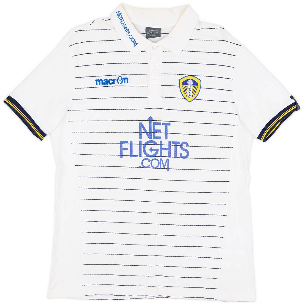 2009-10 Leeds United Macron Polo Shirt - 6/10 - (XL)