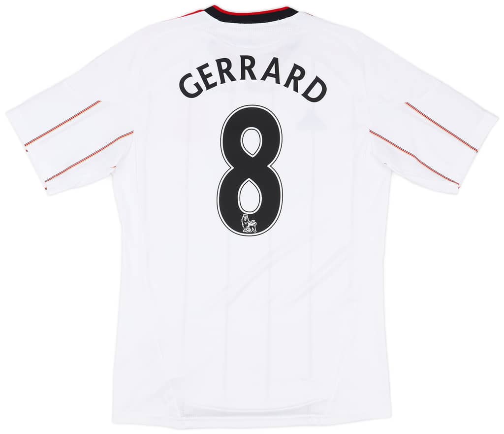 2010-11 Liverpool Away Shirt Gerrard #8 - 7/10 - (S)
