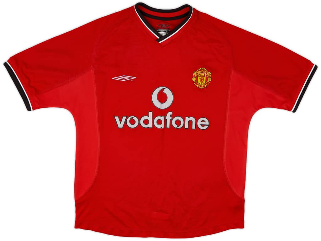 2000-02 Manchester United Home Shirt - 5/10 - (Y)