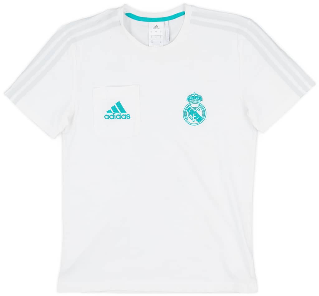 2017-18 Real Madrid adidas Cotton Tee - 6/10 - (S)