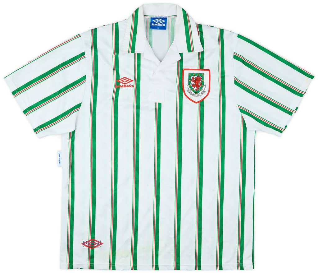 1993-95 Wales Away Shirt - 9/10 - (XL)