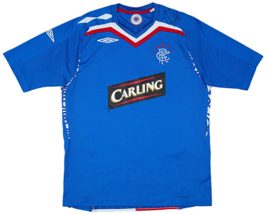 2007-08 Rangers Home Shirt - 5/10 - (L)
