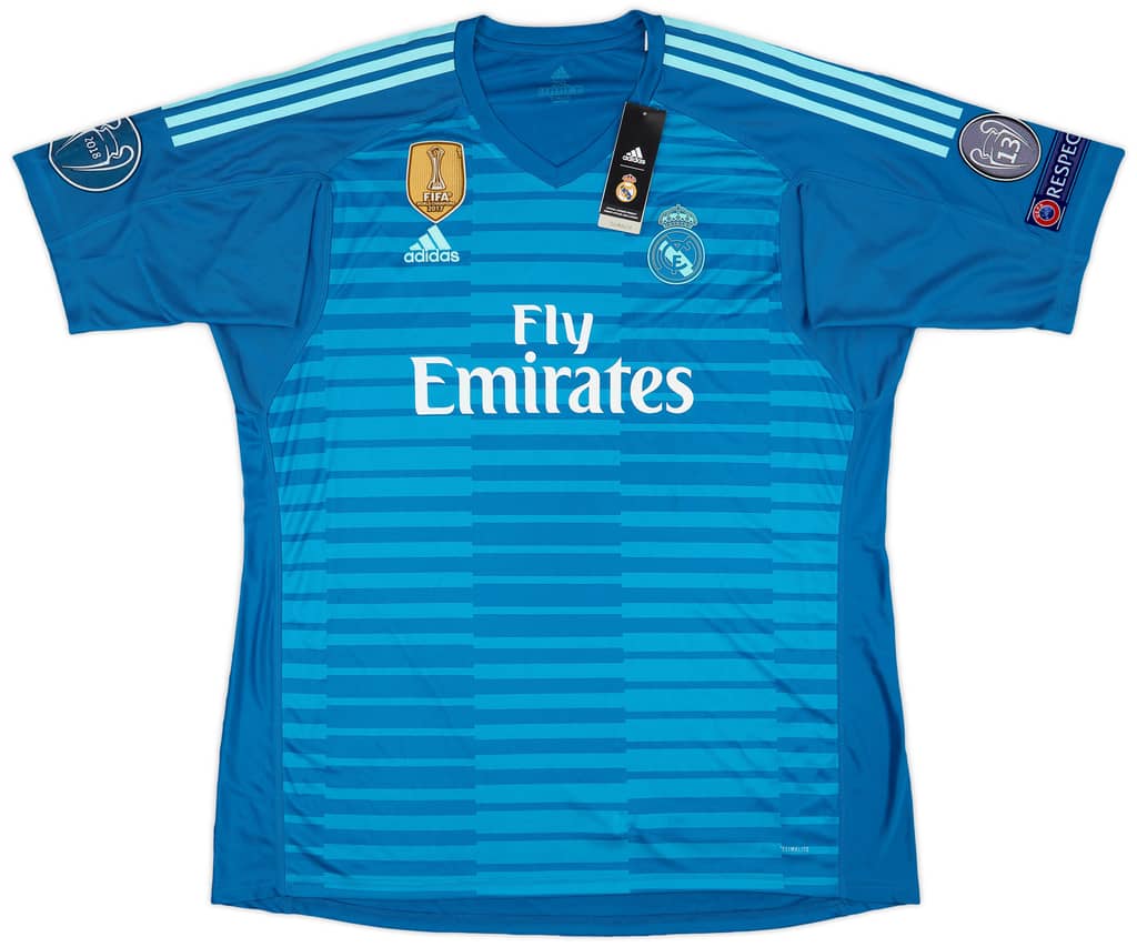 2018-19 Real Madrid GK Shirt Navas #1 (XXL)