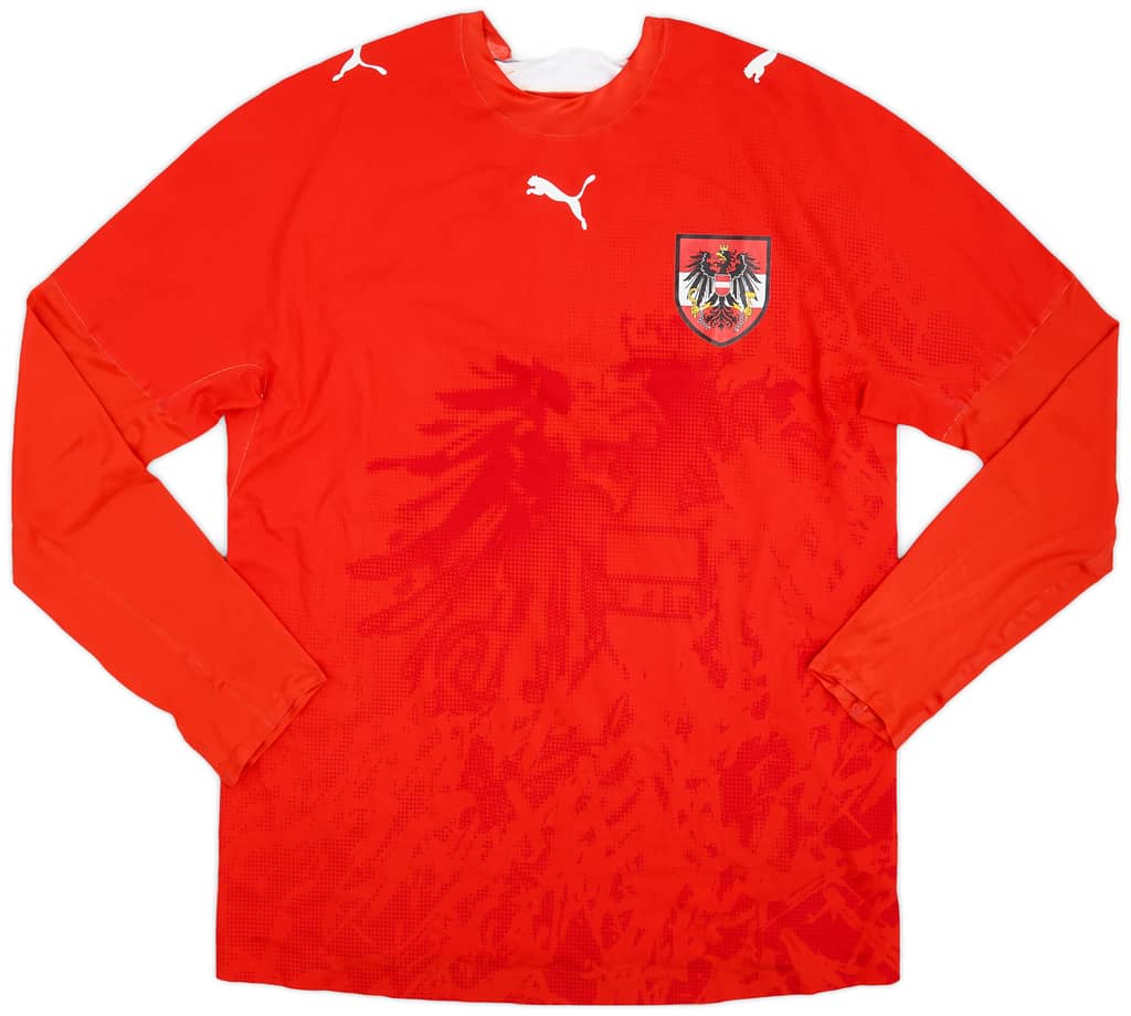 2006-08 Austria Player Issue Home L/S Shirt - 4/10 - (XL)
