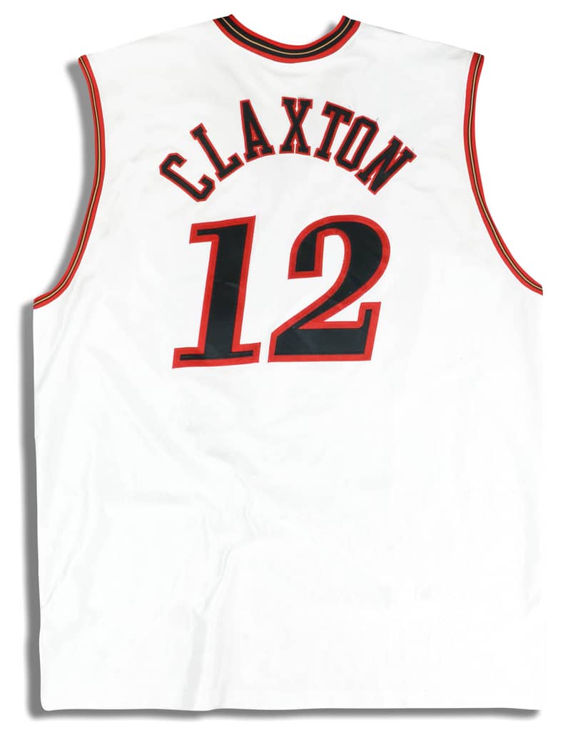 2000-02 Authentic Philadelphia 76ers Claxton #12 Champion Jersey (Home) 3XL