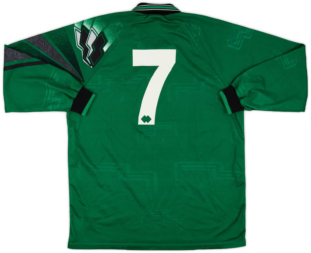 1997-98 Sassuolo Match Issue Home Shirt #7