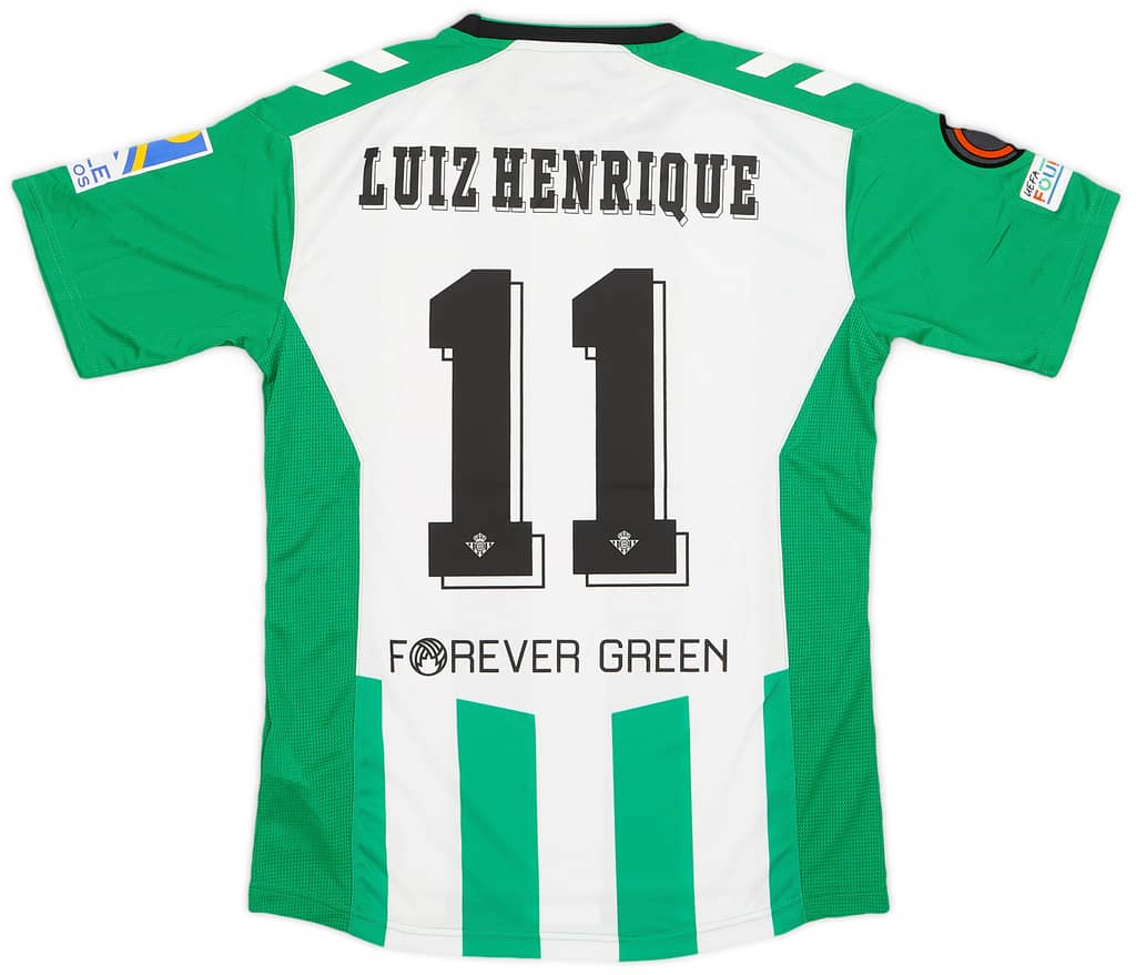 2022-23 Real Betis Match Issue Europa League Home Shirt Luiz Henrique #11