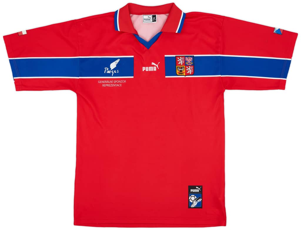 1998-00 Czech Republic Basic Home Shirt - 9/10 - (XL)