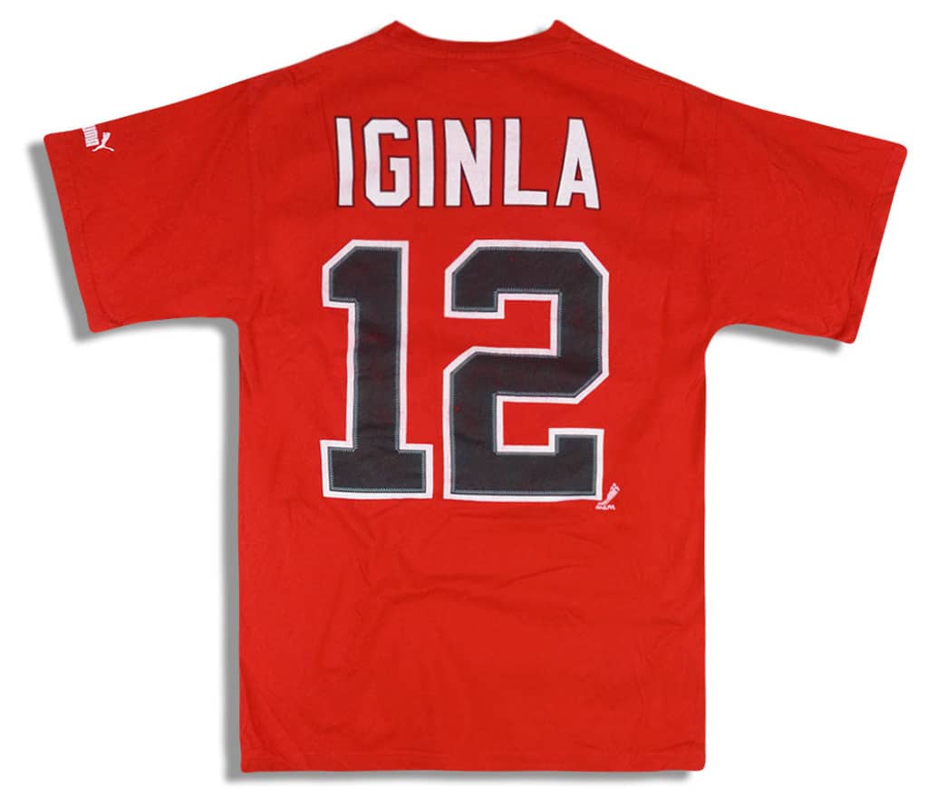 2000s Calgary Flames Iginla #12 Puma Tee M