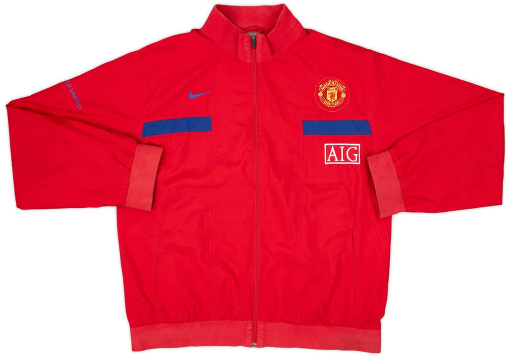 2008-09 Manchester United Nike Track Jacket - 9/10 - (L)