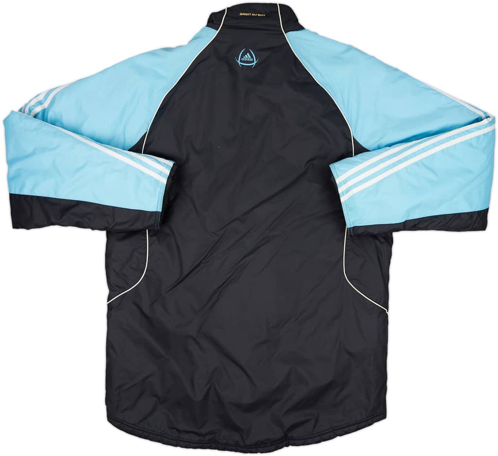 2005-06 Olympique Marseille adidas Padded Bench Coat - 8/10 - (M)