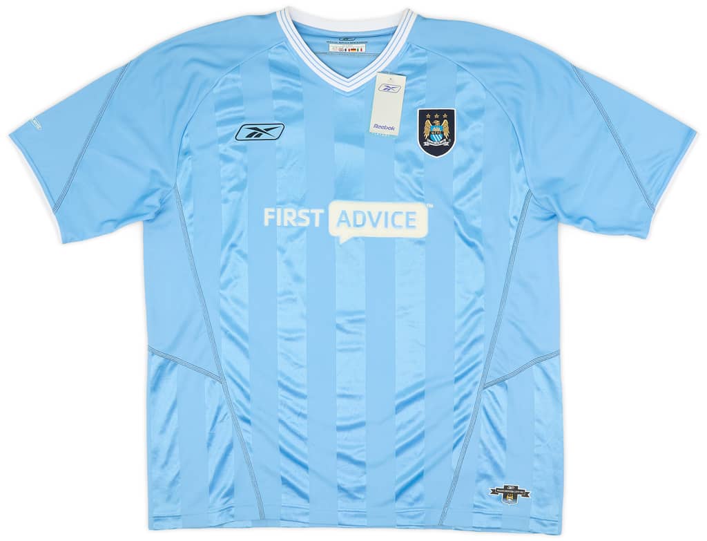 2003-04 Manchester City Home Shirt Reyna #6 (XL)