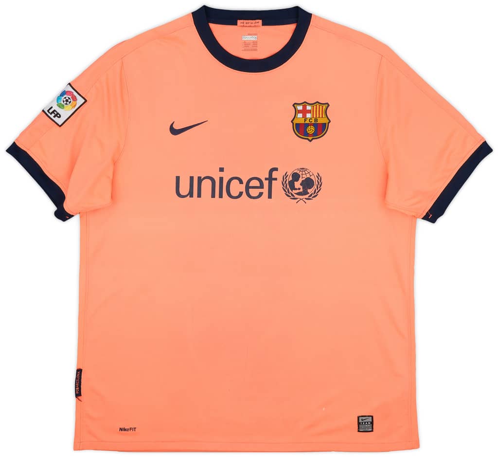 2009-10 Barcelona Away Shirt Messi #10 - 7/10 - (XL)