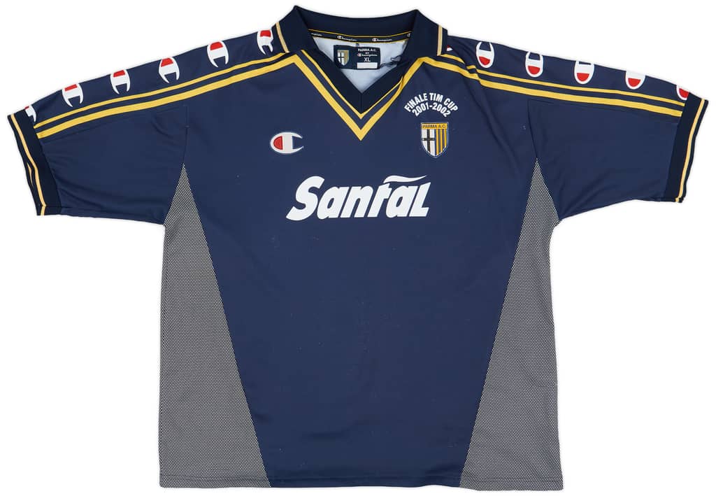 2001-02 Parma 'Signed' Finale TIM Cup Away Shirt - 8/10 - (XL)