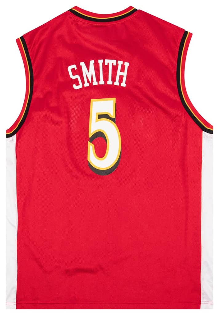 2004-06 Atlanta Hawks Smith #5 Reebok Jersey (Away) L