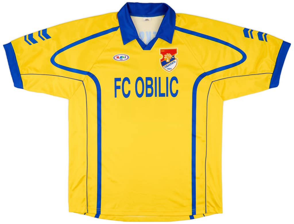 2001-02 FK Obilic Home Shirt Aleksic #14 - 9/10 - (XL)