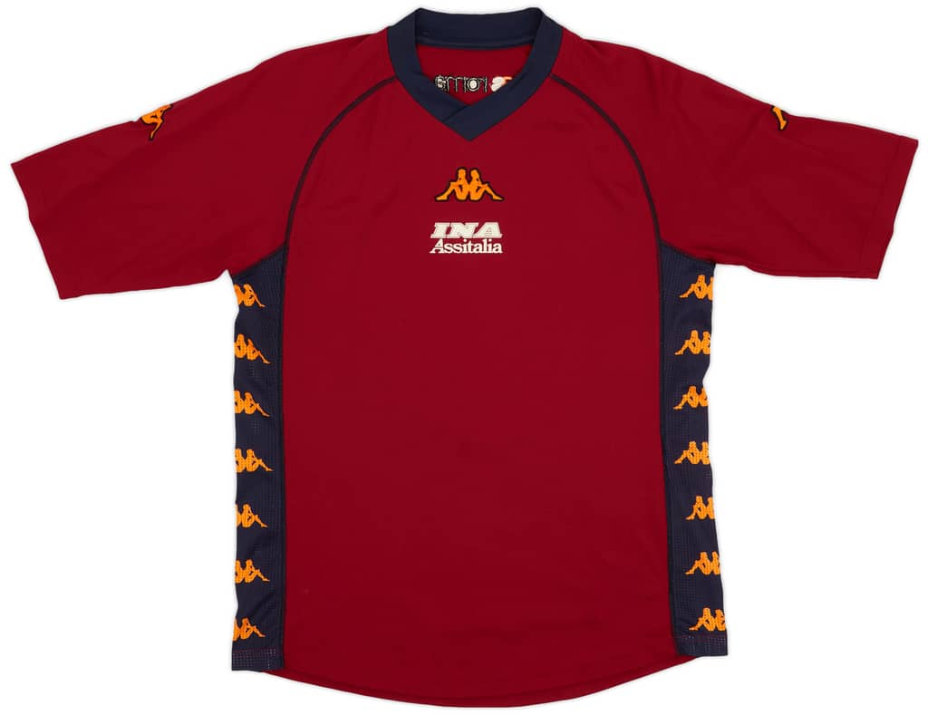 2001-02 Roma Kappa Training Shirt - 6/10 - (M)