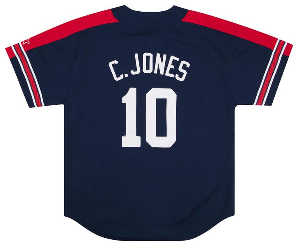 1990s Atlanta Braves Jones #10 Starter Jersey L