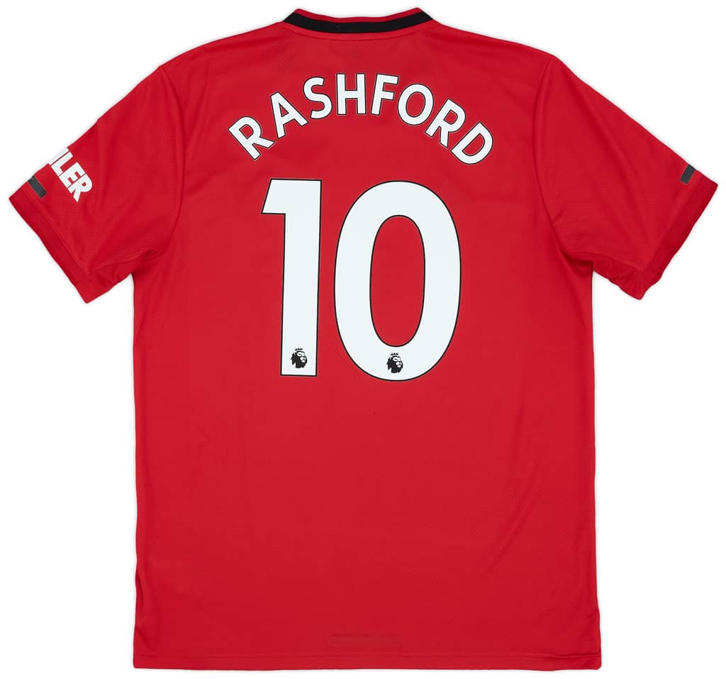 2019-20 Manchester United Home Shirt Rashford #10 - 7/10 - (L)