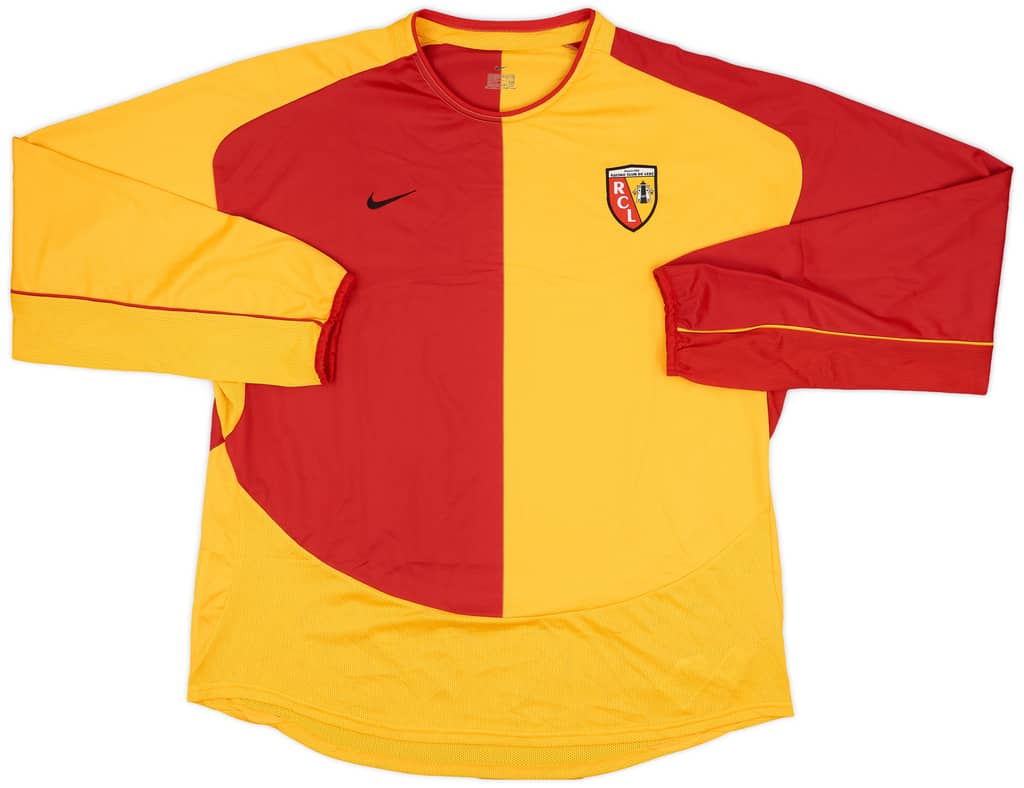 2003-04 Lens Player Issue Home L/S Shirt - 9/10 - (XXL)