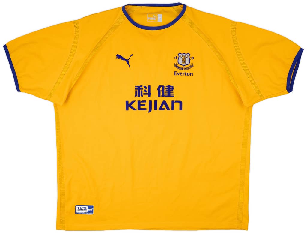 2003-04 Everton Away Shirt Rooney #18 - 9/10 - (XXL)