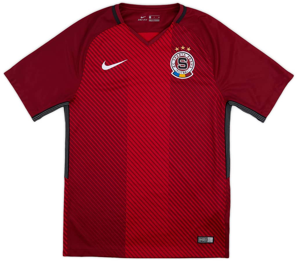 2017-18 Sparta Prague Home Shirt - 9/10 - (S)