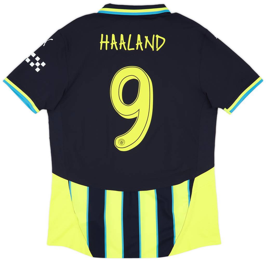 2024-25 Manchester City Authentic Away Shirt Haaland #9
