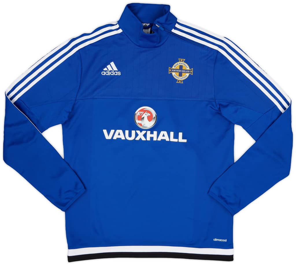 2015-16 Northern Ireland adidas 1/4 Zip Drill Top - 8/10 - (M)