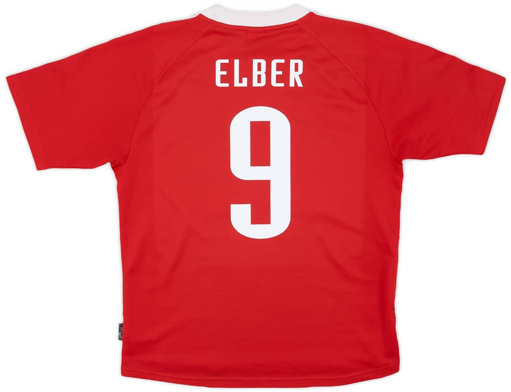 2001-02 Bayern Munich CL Shirt Elber #9 - 8/10 - (M)