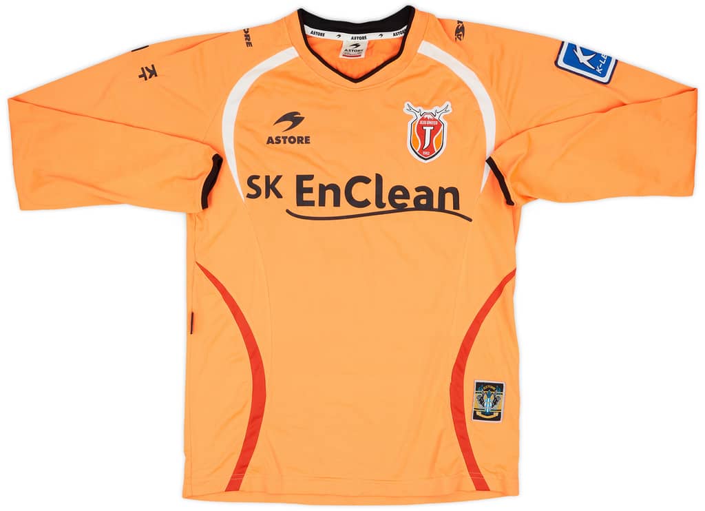 2009-10 Jeju United Match Issue Home L/S Shirt #16 (Kim Young-sin)