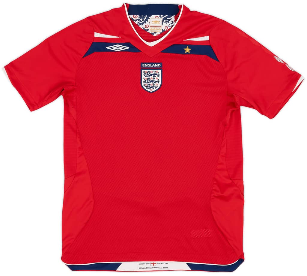 2008-10 England Away Shirt - 7/10 - (XL.Boys)