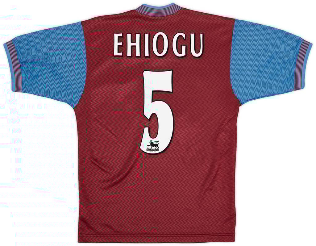 1997-98 Aston Villa Home Shirt Ehiogu #5 - 9/10 - (S)
