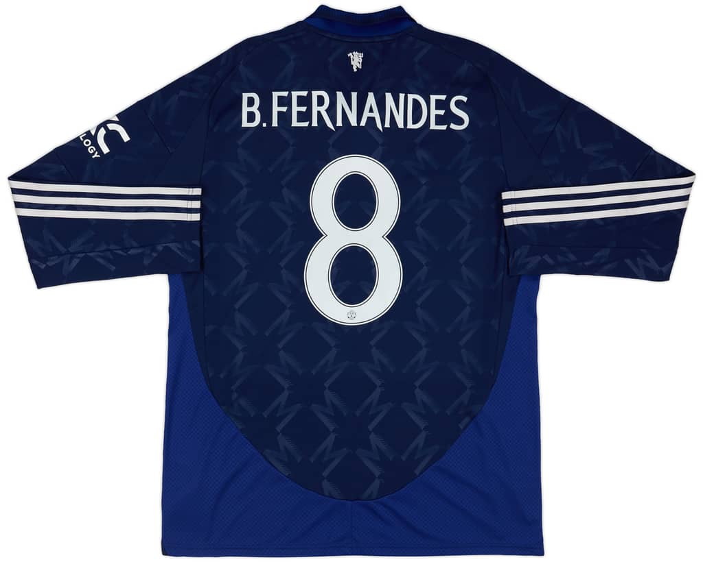 2024-25 Manchester United Away L/S Shirt B.Fernandes #8