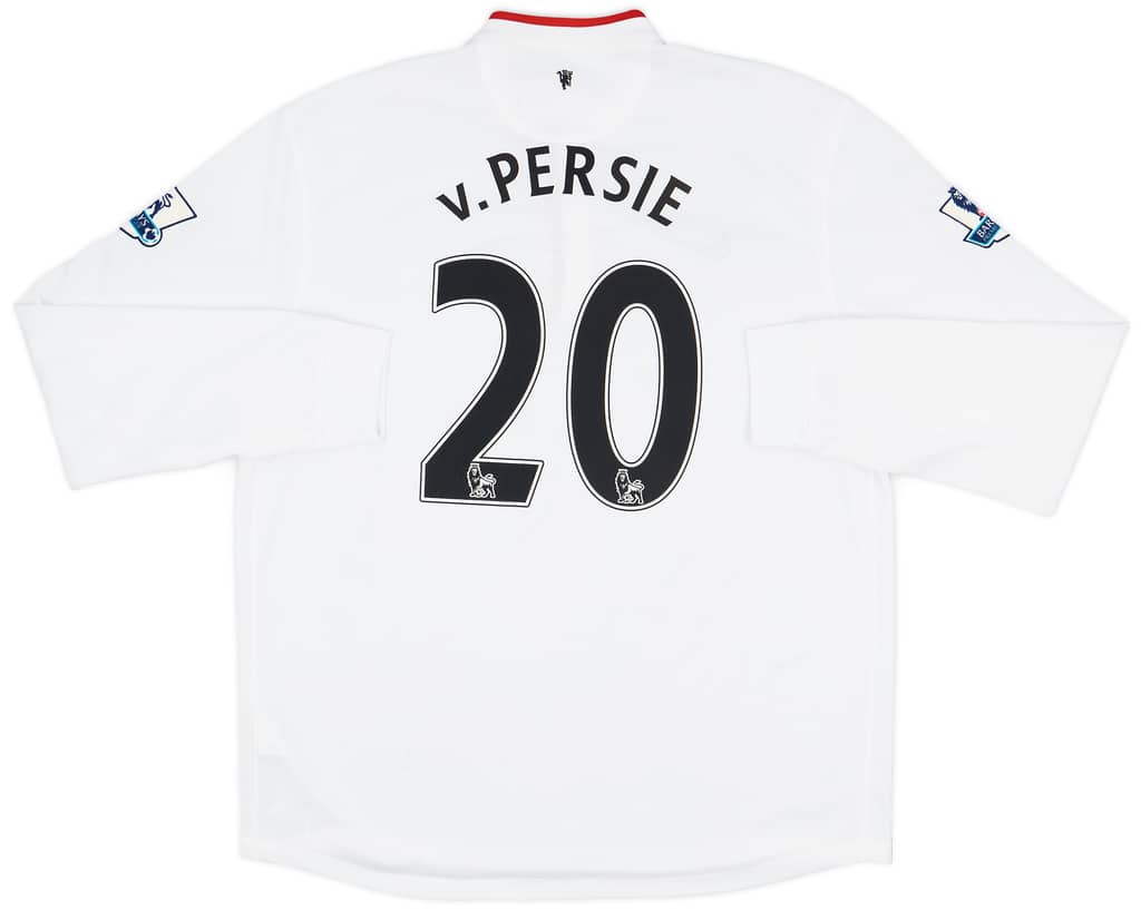 2012-14 Manchester United Away L/S Shirt v.Persie #20 - 8/10 - (XL)
