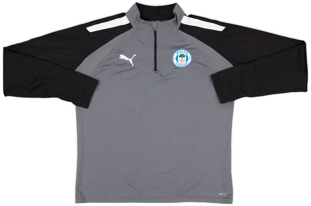 2021-22 Wigan Puma 1/4 Zip Drill Top - 8/10 - (L)