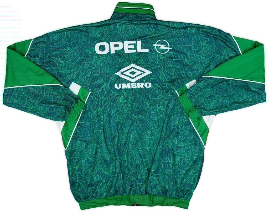 1995-96 Ireland Player Issue Umbro Track Jacket - 8/10 - (XXL)