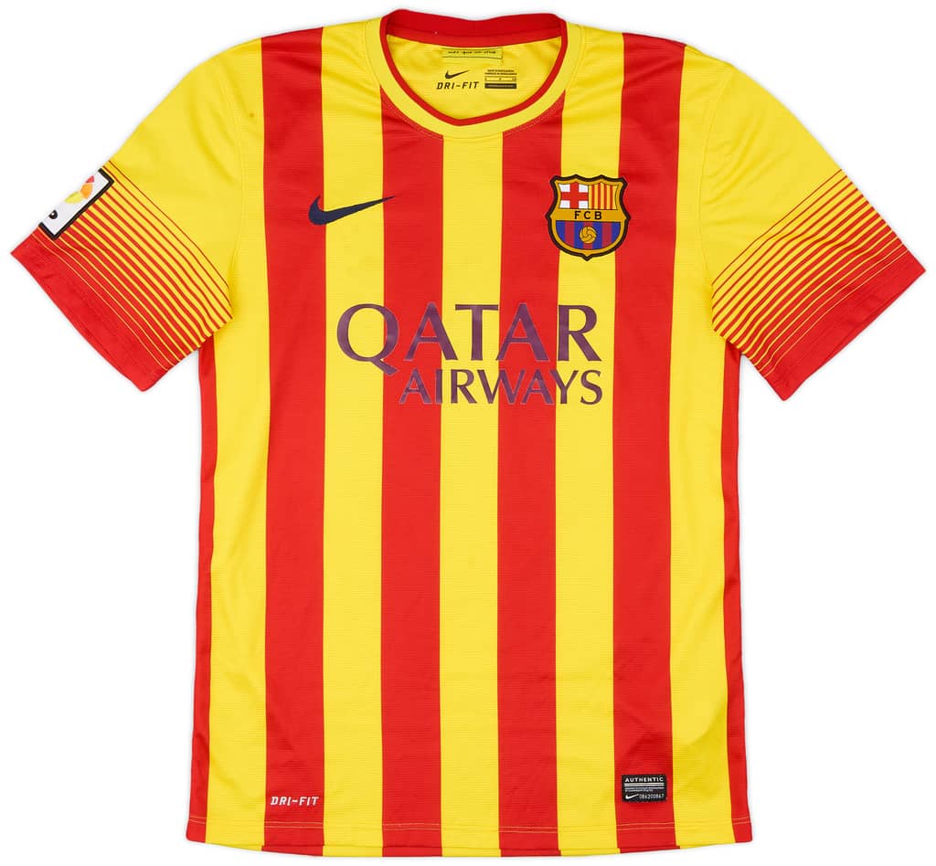 2013-15 Barcelona Away Shirt Messi #10 - 7/10 - (S)