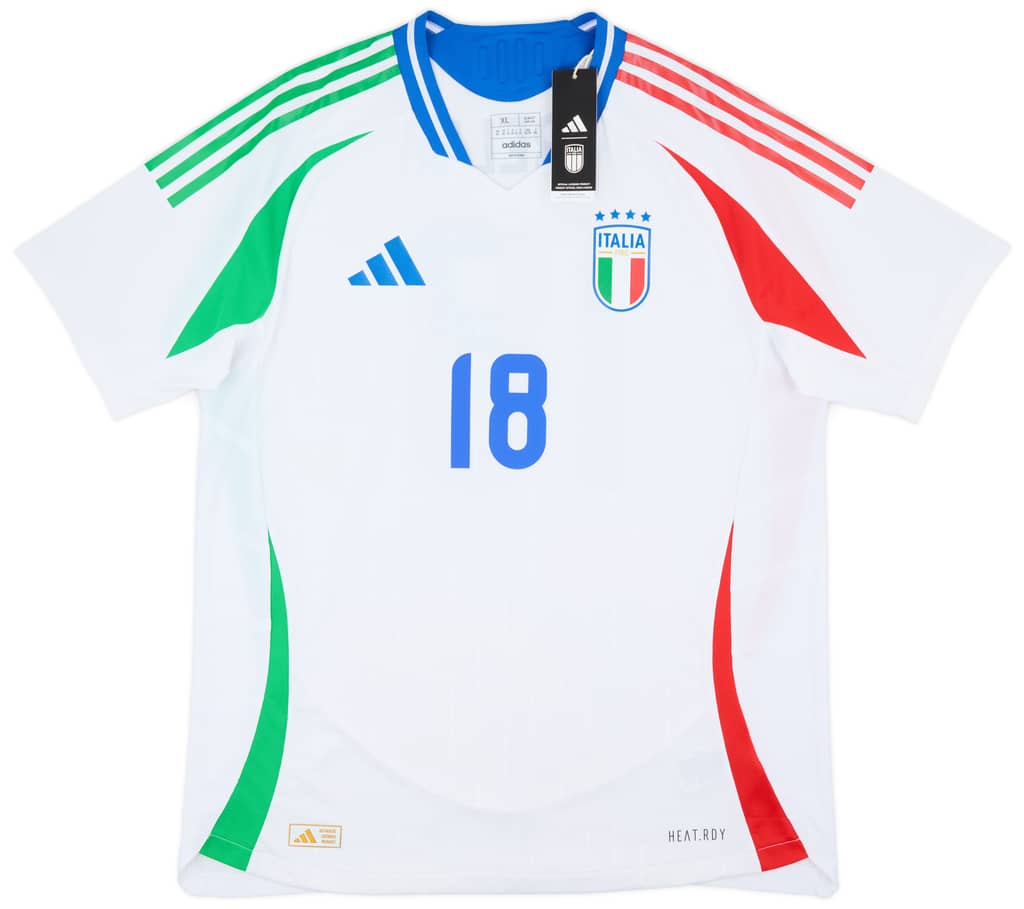 2024-25 Italy Authentic Away Shirt Barella #18