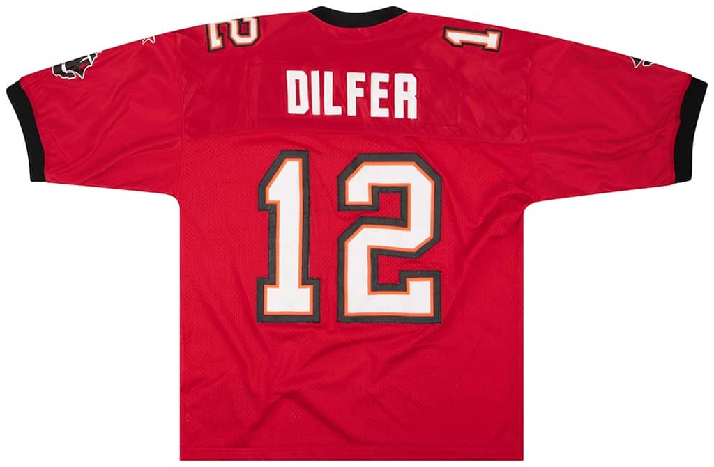 1997-99 Tampa Bay Buccaneers Dilfer #12 Starter Jersey (Home) XL