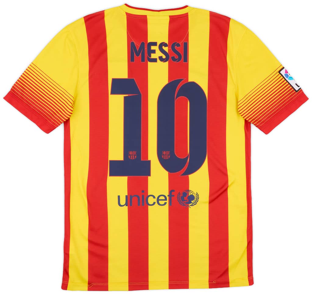 2013-15 Barcelona Away Shirt Messi #10 - 7/10 - (S)