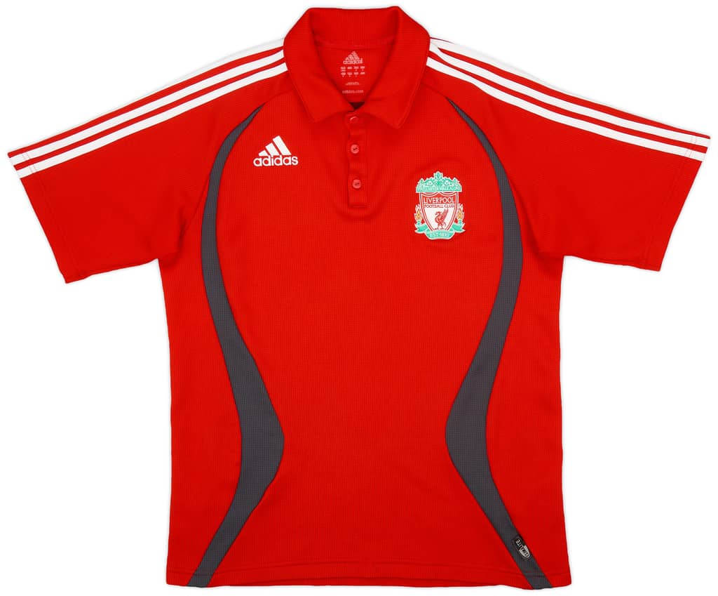 2006-07 Liverpool adidas Polo Shirt - 9/10 - (L)