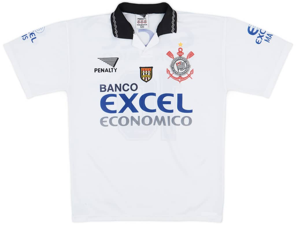 1997 Corintihians Home Shirt #10 - 6/10 - (L)